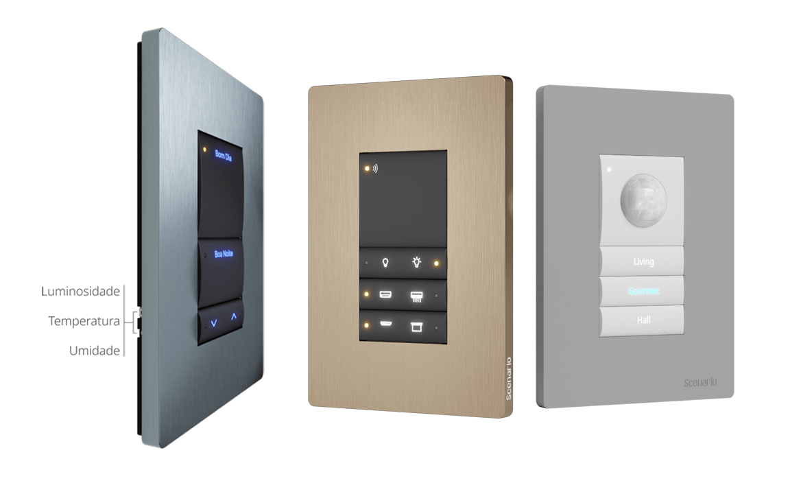 Scenario M-Sensor — sensores integrados ao keypad